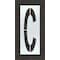 Rae Airport Pavement Stencil, Letter, 108 in Character Height, Highway Gothic Font, Polyethylene, Clear STL-108-F108C - alternate 1