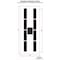 Rae Airport Pavement Stencil, Letter, 108 in Character Height, Highway Gothic Font, Polyethylene, Clear STL-108-F108H - alternate 2