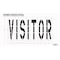 Rae Pavement Stencil, Message, Visitors, 48 in Character Height, Highway Gothic Font, Polyethylene STL-116-74834 - alternate 2