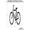 Rae Pavement Stencil, Symbol, Bike Lane - Mutcd, 72 in Character Height, Not Applicable Font, Clear STL-116-5100 - alternate 2