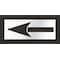 Rae Pavement Stencil, Symbol, Bike Lane Arrow, 72 in Character Height, Not Applicable Font, Clear STL-116-5110 - alternate 1