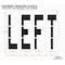 Rae Pavement Stencil, Message, Left, 96 in Character Height, Highway Gothic Font, Polyethylene, Clear STL-116-79620 - alternate 2