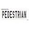 Rae Pavement Stencil, Message, Pedestrian, 96 in Character Height, Highway Gothic Font, Polyethylene STL-116-79625 - alternate 2