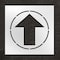Rae Stencil, Symbol, Straight Arrow, 24 in Character Height, Not Applicable Font, Polyethylene, Clear STL-116-12408 - alternate 1