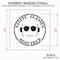 Rae Stencil, Symbol, Safety Glasses Required, 24 in Character Height, Polyethylene, Clear, 1 Pieces STL-116-12410 - alternate 2