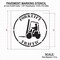 Rae Stencil, Symbol, Forklift Traffic, 42 in Character Height, Polyethylene, Clear, 1 Pieces STL-116-14802 - alternate 2
