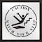 Rae Stencil, Symbol, Caution Watch Your Step, 42 in Character Height, Polyethylene, Clear, 1 Pieces STL-116-14804 - alternate 1