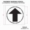 Rae Stencil, Symbol, Straight Arrow, 42 in Character Height, Not Applicable Font, Polyethylene, Clear STL-116-14808 - alternate 2