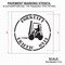 Rae Stencil, Symbol, Forklift Traffic Only, 42 in Character Height, Polyethylene, Clear, 1 Pieces STL-116-14812 - alternate 2