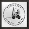 Rae Stencil, Symbol, Forklift Traffic Only, 42 in Character Height, Polyethylene, Clear, 1 Pieces STL-116-14812 - alternate 1