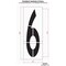 Rae Airport Pavement Stencil, Number, 144 in Character Height, Highway Gothic Font, Clear, 1 Pieces STL-108-F1446 - alternate 2
