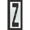 Rae Airport Pavement Stencil, Letter, 144 in Character Height, Highway Gothic Font, Clear, 1 Pieces STL-108-F144Z - alternate 1