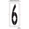 Rae Airport Pavement Stencil, Number, 108 in Character Height, Highway Gothic Font, Clear, 1 Pieces STL-108-F1086 - alternate 2