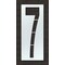Rae Airport Pavement Stencil, Number, 108 in Character Height, Highway Gothic Font, Clear, 1 Pieces STL-108-F1087 - alternate 1