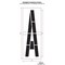 Rae Airport Pavement Stencil, Letter, A, 120 in Character Height, Highway Gothic Font, Clear, 1 Pieces STL-108-F120A - alternate 2