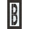 Rae Airport Pavement Stencil, Letter, 120 in Character Height, Highway Gothic Font, Clear, 1 Pieces STL-108-F120B - alternate 1