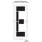 Rae Airport Pavement Stencil, Letter, 120 in Character Height, Highway Gothic Font, Clear, 1 Pieces STL-108-F120E - alternate 2
