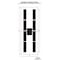 Rae Airport Pavement Stencil, Letter, 120 in Character Height, Highway Gothic Font, Clear, 1 Pieces STL-108-F120H - alternate 2