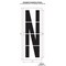 Rae Airport Pavement Stencil, Letter, 120 in Character Height, Highway Gothic Font, Clear, 1 Pieces STL-108-F120N - alternate 2