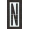 Rae Airport Pavement Stencil, Letter, 120 in Character Height, Highway Gothic Font, Clear, 1 Pieces STL-108-F120N - alternate 1