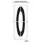 Rae Airport Pavement Stencil, Letter, 120 in Character Height, Highway Gothic Font, Clear, 1 Pieces STL-108-F120O - alternate 2