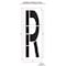 Rae Airport Pavement Stencil, Letter, 120 in Character Height, Highway Gothic Font, Clear, 1 Pieces STL-108-F120R - alternate 2
