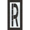 Rae Airport Pavement Stencil, Letter, 120 in Character Height, Highway Gothic Font, Clear, 1 Pieces STL-108-F120R - alternate 1