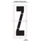 Rae Airport Pavement Stencil, Letter, 120 in Character Height, Highway Gothic Font, Clear, 1 Pieces STL-108-F120Z - alternate 2