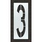 Rae Airport Pavement Stencil, Number, 120 in Character Height, Highway Gothic Font, Clear, 1 Pieces STL-108-F1203 - alternate 1