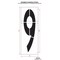 Rae Airport Pavement Stencil, Number, 120 in Character Height, Highway Gothic Font, Clear, 1 Pieces STL-108-F1209 - alternate 2