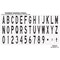 Rae Airport Pavement Stencil, Combination Set, 144 in Character Height, Highway Gothic Font, Clear STL-108-F144KIT - alternate 2