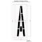 Rae Airport Pavement Stencil, Letter, 144 in Character Height, Highway Gothic Font, Clear, 1 Pieces STL-108-F144A - alternate 2
