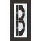 Rae Airport Pavement Stencil, Letter, 144 in Character Height, Highway Gothic Font, Clear, 1 Pieces STL-108-F144B - alternate 1
