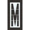 Rae Airport Pavement Stencil, Letter, 144 in Character Height, Highway Gothic Font, Clear, 1 Pieces STL-108-F144M - alternate 1