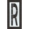 Rae Airport Pavement Stencil, Letter, 144 in Character Height, Highway Gothic Font, Clear, 1 Pieces STL-108-F144R - alternate 1