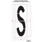 Rae Airport Pavement Stencil, Letter, 144 in Character Height, Highway Gothic Font, Clear, 1 Pieces STL-108-F144S - alternate 2