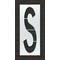 Rae Airport Pavement Stencil, Letter, 144 in Character Height, Highway Gothic Font, Clear, 1 Pieces STL-108-F144S - alternate 1