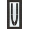 Rae Airport Pavement Stencil, Letter, 144 in Character Height, Highway Gothic Font, Clear, 1 Pieces STL-108-F144U - alternate 1