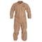 Dupont Coverall. Collar. Elastic Wrists and Ankles. Storm Flap with Adhesive Closure. Tan. SM C3125TTNSM000600 - alternate 2