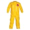 Dupont Collar. Stormflap. Elastic Wrists and Ankles. Storm Flap with Adhesive Closure. Yellow. 3X QC125TYL3X000400 - alternate 1