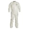 Dupont 0 Coverall. Collar. Elastic Wrists. Attached Socks. Storm Flap with Adhesive Closure. White. MD SL121TWHMD000400 - alternate 2