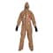 Dupont Respirator Fit Hood. Attached Gloves, Butyl. Double Storm Flap with Hook, Loop Closure. Double Tan. MD RC128TTNMD000100 - alternate 1