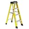 Werner 4 ft Fiberglass Stepladder, 300 lb Capacity 6104 - alternate 1