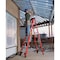Werner 8 ft Fiberglass Stepladder, 375 lb Capacity 6308 - alternate 2