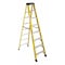 Werner 8 ft Fiberglass Stepladder, 300 lb Capacity 6108 - alternate 1