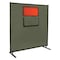 Steiner Welding Screen With Window, Vinyl, 6 ft. W., 6 ft. H., 12 oz/sq yd, 350 Degrees F Withstand Temp. 501HD-338F-6X6 - alternate 1