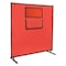 Steiner Welding Screen With Window, Acrylic Coated Fiberglass, 8 ft. W., 6 ft. H., 16 oz/sq yd, Red 584HD-338F-6X8 - alternate 1