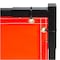 Steiner Welding Screen, Transparent Vinyl, 6 ft. W., 4 ft. H., 36 oz/sq yd, 150 Degrees F Withstand Temp. 548HD-4X6 - alternate 2