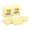 Post-It Super Sticky Notes, 3x3 In., Yellow, PK12 654-12SSCY - alternate 1