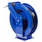 Coxreels Spring Return Hose Reel, 3/8 in Hose Diameter, 75 ft Length, 4,000 psi Max. Pressure, Brass, Blue THP-N-375 - alternate 2